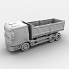 土方车-汽车-重型车-VR/AR模型-3D城