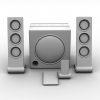 主动式音响-科技-数码产品-VR/AR模型-3D城
