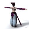 街头霸王：茱莉-角色人体-角色-VR/AR模型-3D城
