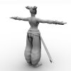 街头霸王：茱莉-角色人体-角色-VR/AR模型-3D城