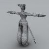 街头霸王：茱莉-角色人体-角色-VR/AR模型-3D城