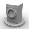 洗衣机-科技-家用电器-VR/AR模型-3D城