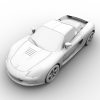 Porsche Carrera GT跑车-汽车-家用汽车-VR/AR模型-3D城