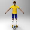 2014世界杯巴西队服-角色人体-VR/AR模型-3D城