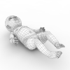 婴儿-角色人体-小孩-VR/AR模型-3D城