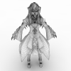卡通女孩-角色人体-角色-VR/AR模型-3D城
