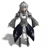 卡通女孩-角色人体-角色-VR/AR模型-3D城