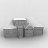 民用住宅-建筑-住宅-VR/AR模型-3D城