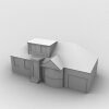 民用住宅-建筑-住宅-VR/AR模型-3D城