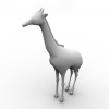长颈鹿-动植物-哺乳动物-VR/AR模型-3D城