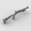 AA-12霰弹枪-军事-枪炮-VR/AR模型-3D城