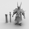 赤壁张辽-角色人体-角色-VR/AR模型-3D城