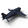 飞机-飞机-客机-VR/AR模型-3D城