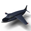 飞机-飞机-客机-VR/AR模型-3D城