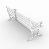 garden bench-家居-桌椅-VR/AR模型-3D城