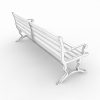 garden bench-家居-桌椅-VR/AR模型-3D城