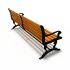 garden bench-家居-桌椅-VR/AR模型-3D城