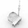清真寺科尔察-建筑-基础设施-VR/AR模型-3D城