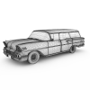 雪佛兰BelAir-汽车-家用汽车-VR/AR模型-3D城