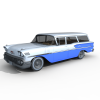 雪佛兰BelAir-汽车-家用汽车-VR/AR模型-3D城