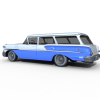雪佛兰BelAir-汽车-家用汽车-VR/AR模型-3D城