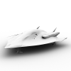 Alien Delta Glyder战斗机-飞机-军事飞机-VR/AR模型-3D城