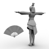 大乔-角色人体-角色-VR/AR模型-3D城