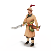 辽兵-角色人体-角色-VR/AR模型-3D城