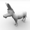 驴-动植物-哺乳动物-VR/AR模型-3D城