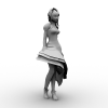 街舞区MM-角色人体-角色-VR/AR模型-3D城