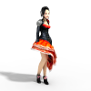 街舞区MM-角色人体-角色-VR/AR模型-3D城