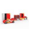 赛车风格儿童卧室-家居-桌椅-VR/AR模型-3D城