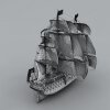 高精细节3D船 胜利号-船舶-军事船舶-VR/AR模型-3D城