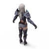 女战士-角色人体-角色-VR/AR模型-3D城