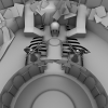 拉巴哈基亚神殿-建筑-科幻-VR/AR模型-3D城