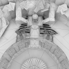 拉巴哈基亚神殿-建筑-科幻-VR/AR模型-3D城