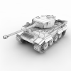 Panzerkampfwagen VI Ausf E虎式坦克-汽车-军事汽车-VR/AR模型-3D城