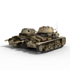 意大利-卡洛13/40轻型坦克-汽车-军事汽车-VR/AR模型-3D城