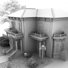 私人别墅-建筑-住宅-VR/AR模型-3D城