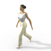女人-角色人体-女人-VR/AR模型-3D城