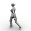 女人-角色人体-女人-VR/AR模型-3D城