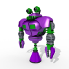 机器螃蟹-角色人体-角色-VR/AR模型-3D城