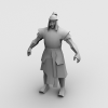 赤壁男士兵-角色人体-角色-VR/AR模型-3D城