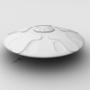 UFO_Saucer-科技-航天卫星-VR/AR模型-3D城