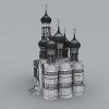 俄罗斯Ortodox教会-建筑-古建筑-VR/AR模型-3D城