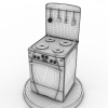Oven-科技-家用电器-VR/AR模型-3D城