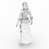 奇迹女角色-角色人体-角色-VR/AR模型-3D城