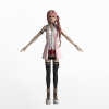 塞拉-角色人体-角色-VR/AR模型-3D城