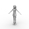 塞拉-角色人体-角色-VR/AR模型-3D城