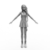 塞拉-角色人体-角色-VR/AR模型-3D城
